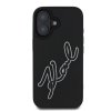 Karl Lagerfeld KLHCP16S3DRKSDLK iPhone16 6.1 czarny/black hardcase 3D Rubber Signature